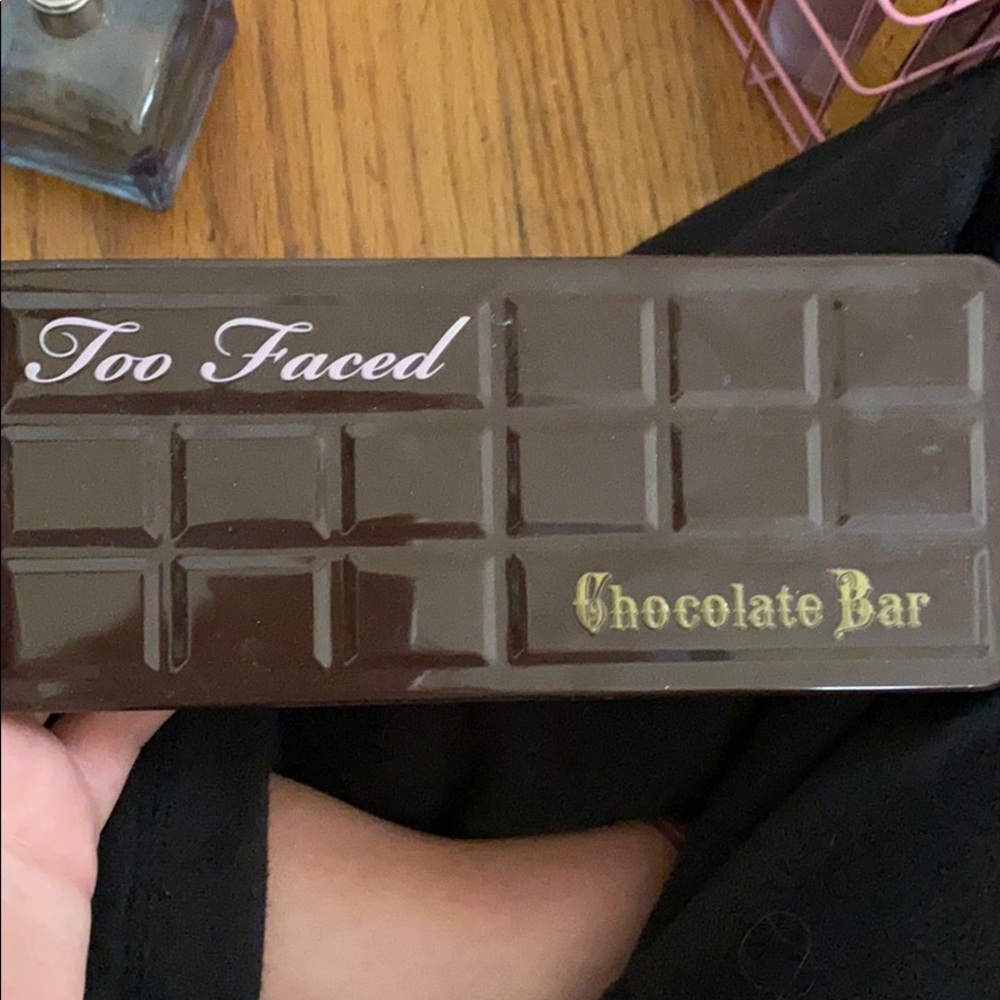 Two faced chocolate bar